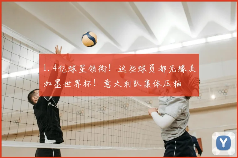 1.4亿球星领衔！这些球员都无缘美加墨世界杯！意大利队集体压轴
